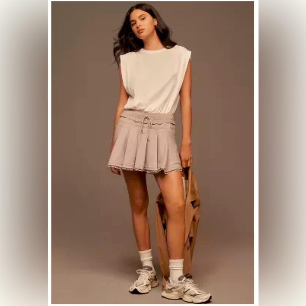 DAILY PRACTICE BY ANTHROPOLOGIE GOAL LINE TWOFER MINI DRESS XS